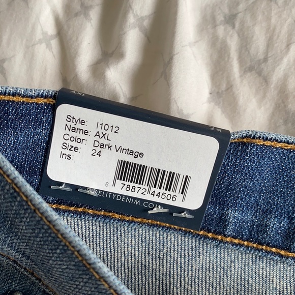 COPY - Fidelity AXL relaxed skinny dark vintage size 24 - Picture 2 of 6